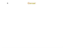 Tablet Screenshot of gavaar.com